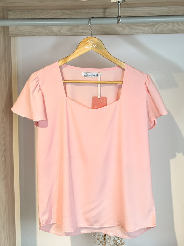 Blusa Corazón Poético Rosada