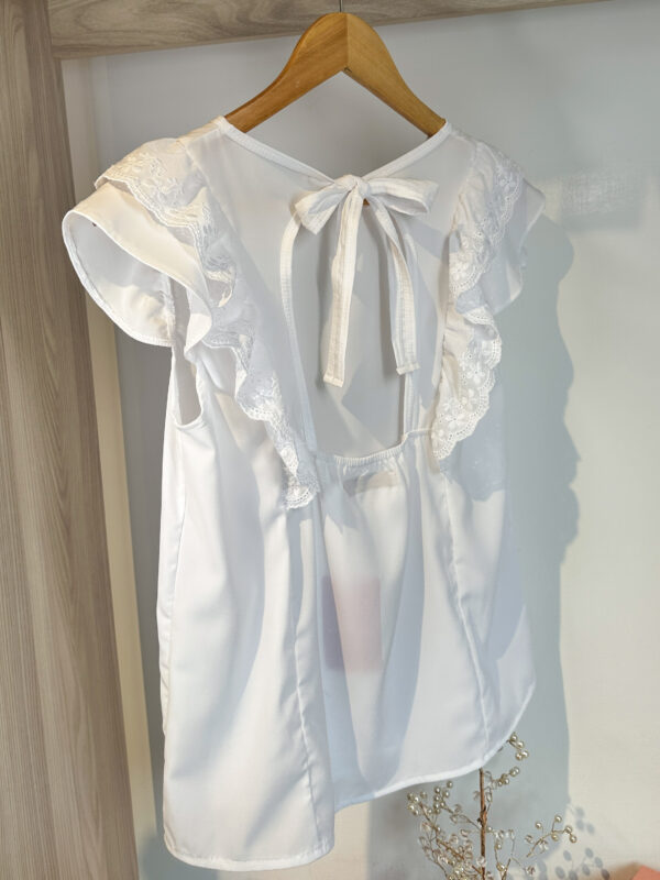 Blusa Blanca Melodía - Imagen 2