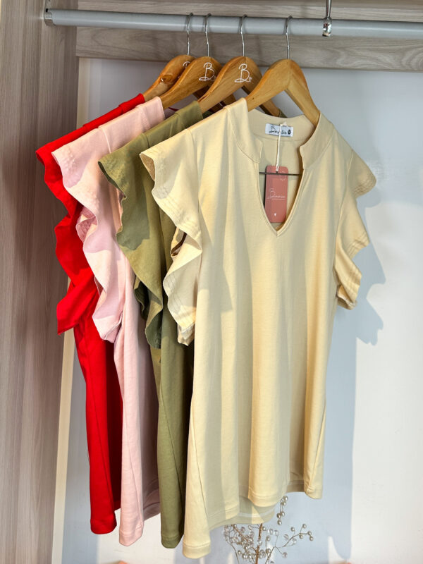 Blusa De Algodón Galilea Beige - Imagen 2