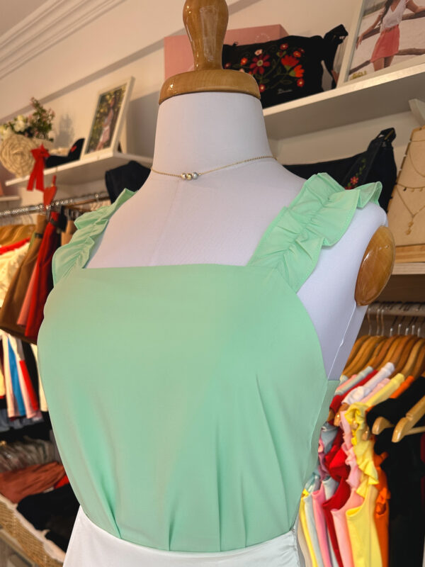 Blusa Verso al Viento Verde Menta - Imagen 3