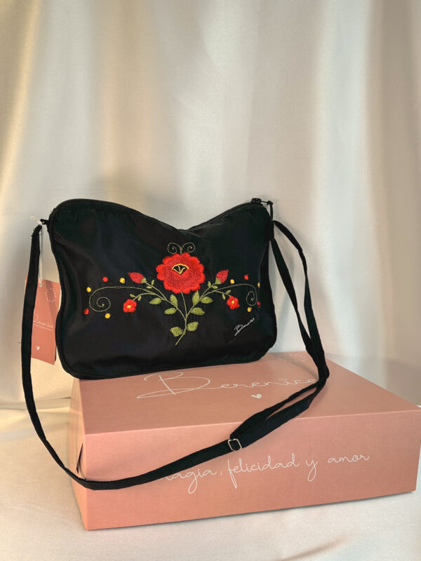 Cartera Flores Guindas - Imagen 2