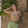 Blusa Corazón Poético Beige
