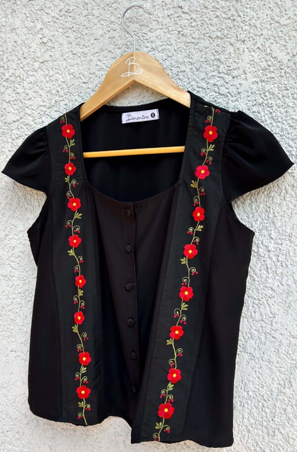 Blusa Melodía Negro