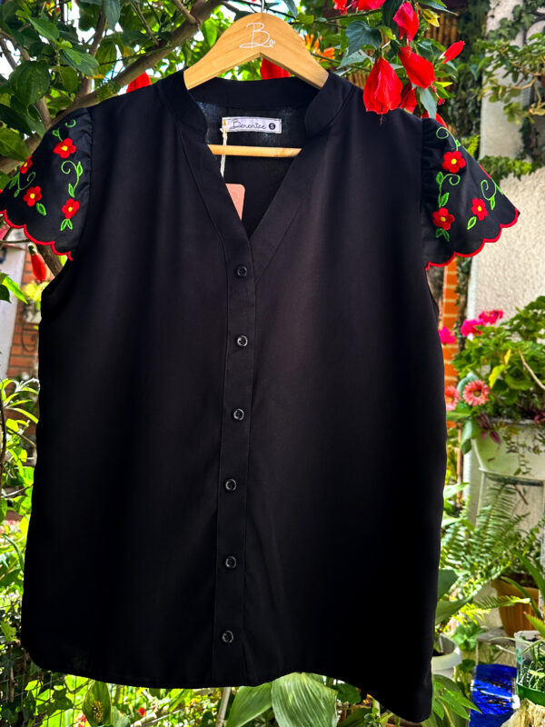 Blusa Floresta Negro - Imagen 2