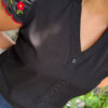 Blusa Floresta Negro