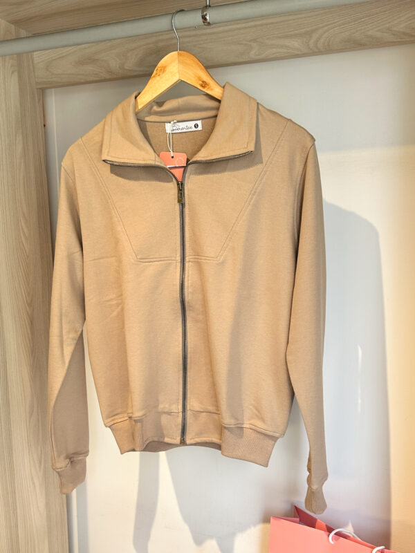 Sudadera Cierre Completo Cocoa
