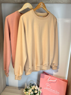 Sudadera Básica Nude