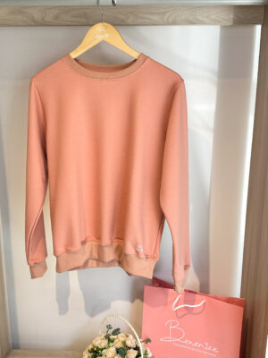 Sudadera Básica Palo de Rosa