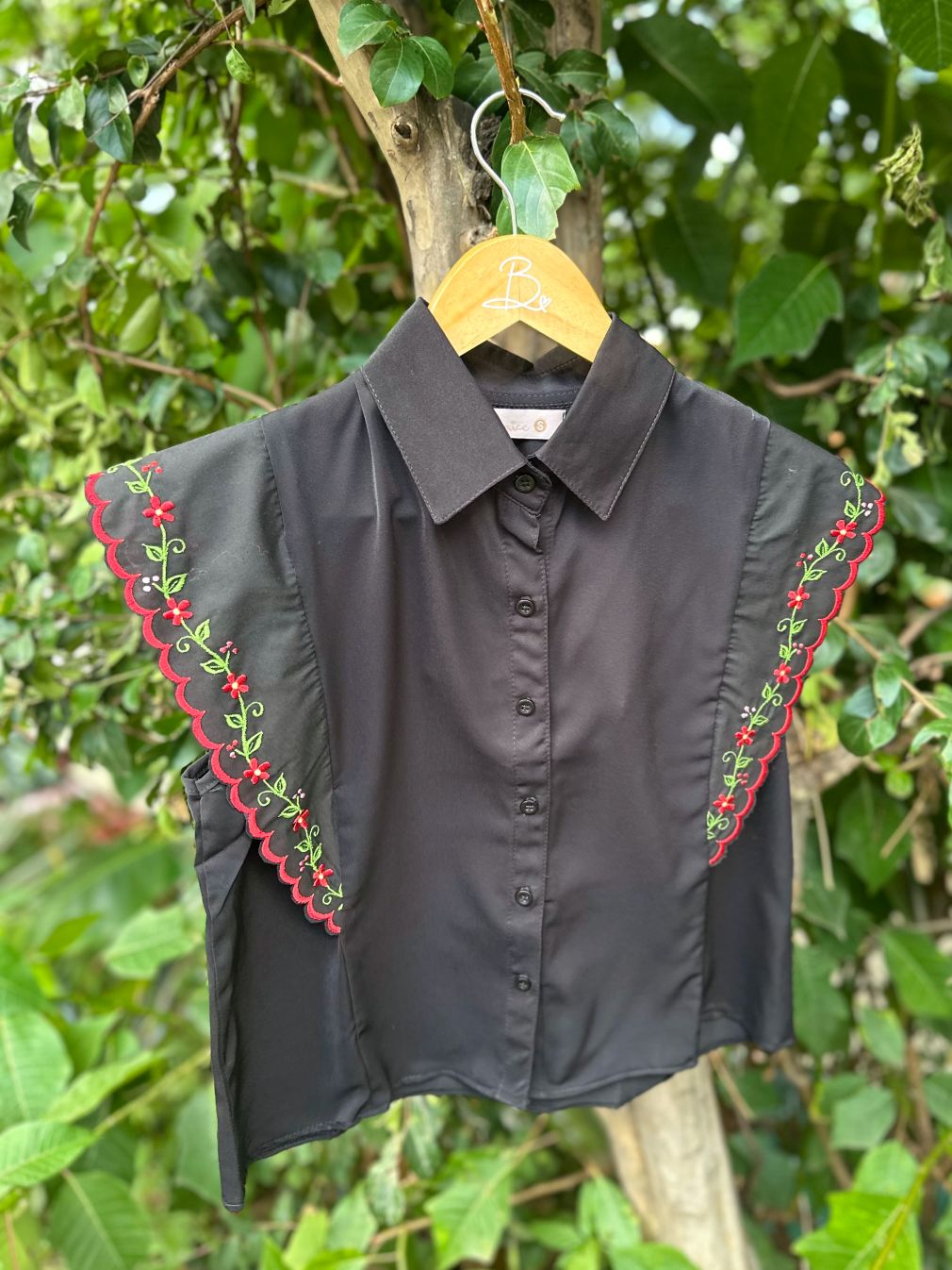CAMISA ROCIO NEGRA